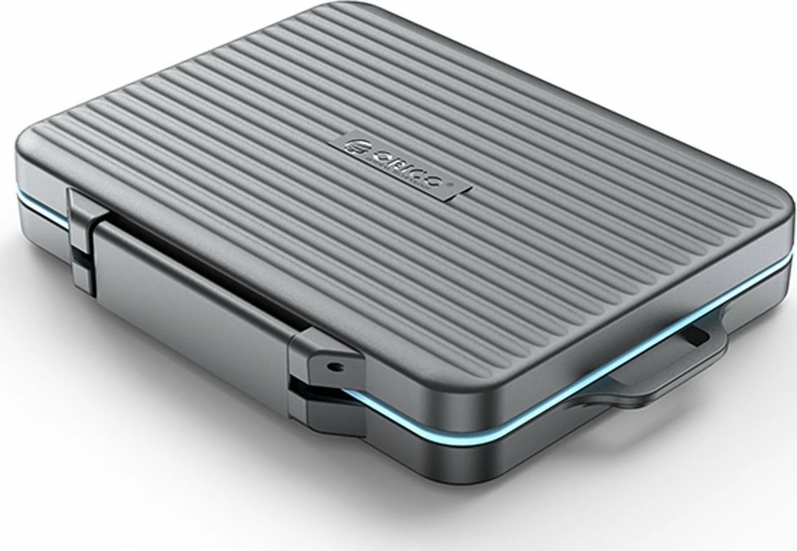 Kuti për karta SD/microSD Orico PHCD-3-BK-BP, për 12 SD + 12 microSD, me karabiner, e zezë