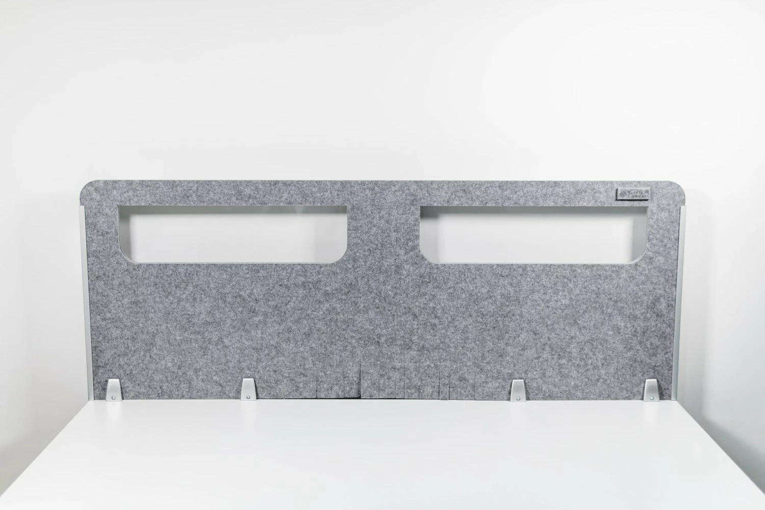 Ndarëse zyre BakkerElkhuizen BE Safety Screen W180H60 me dritare akrilike gri