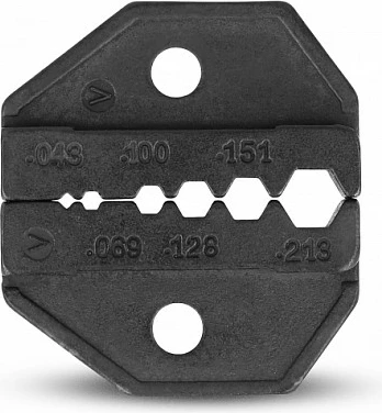 Insert presimi DeLOCK Profil VI për pincë krimpimi 90528/90527/90295/90546/90296, e zezë