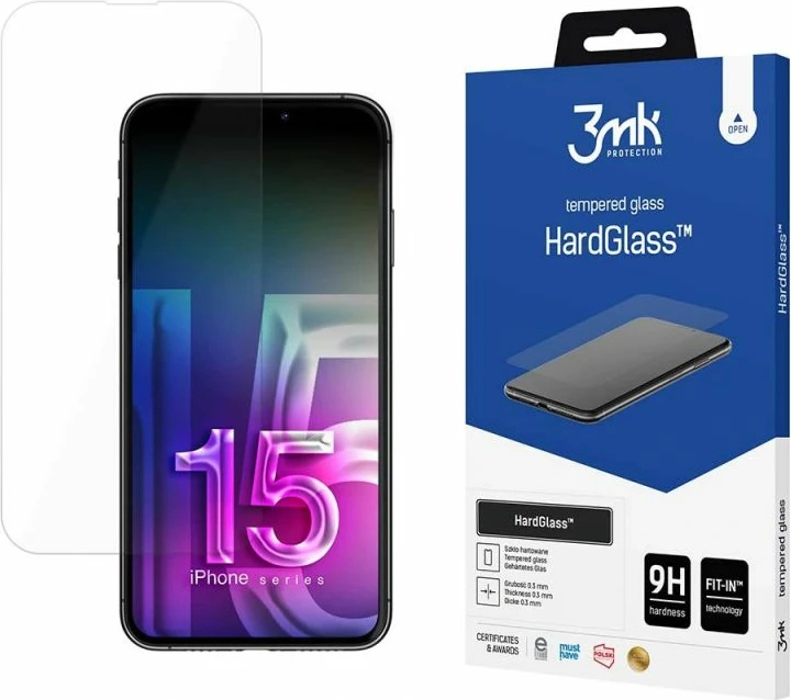 Mbrojtës ekrani 3mk HardGlass për iPhone 15 Plus