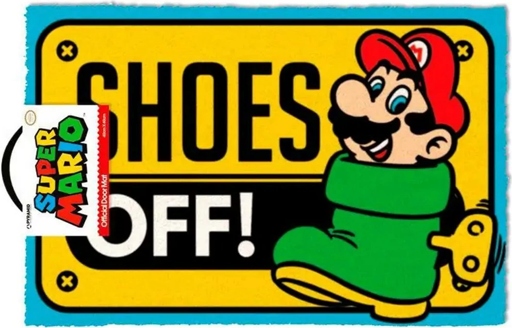 Tapet dere Pyramid International Super Mario "Shoes Off" 40x60 cm