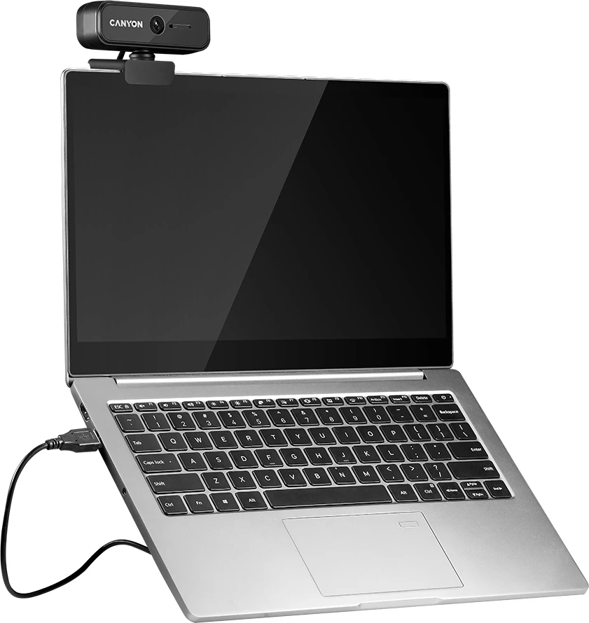 Webcam CANYON C2N Full HD 1080p USB me mikrofon, 30fps, e zezë