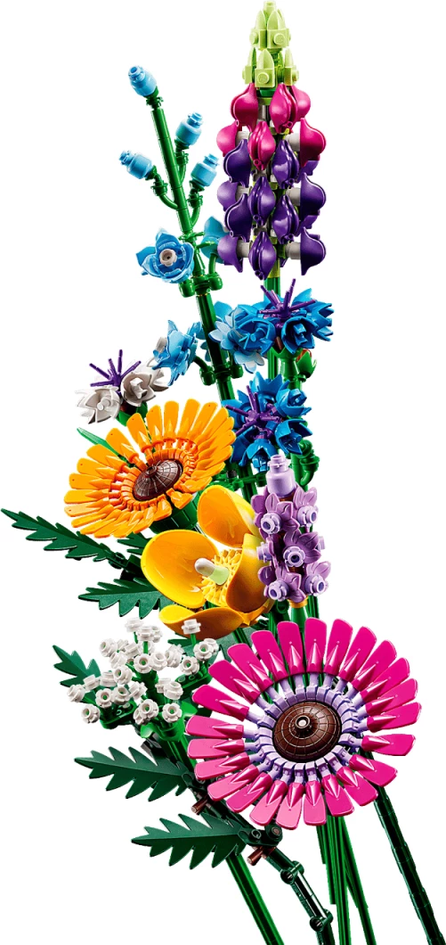 Set ndërtimi LEGO Botanicals Wildflower Bouquet 10313, 939 copë, 18+