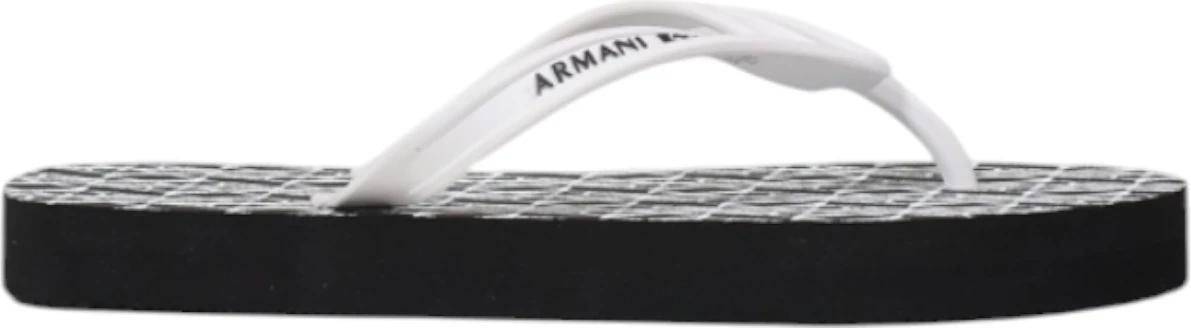 Papuqe për femra Armani Exchange FLIP FLOP XDQ010 XV700, të zeza e të bardha