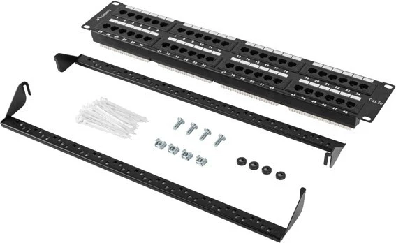 Patch Panel Lanberg, PPU5-2048-B