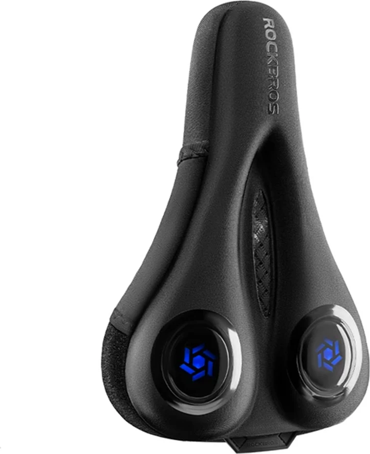 Mbulesë sedilje biçiklete Rockbros LF044BL me mbulesë shiu, e zezë dhe blu