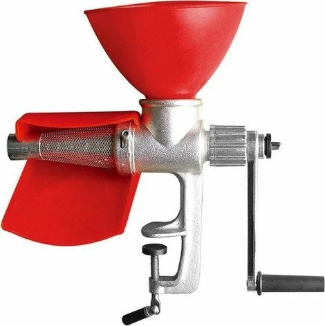 Makinë për pure domateje dhe frutash KingHoff KH-2202, hekur i derdhur, e kuqe