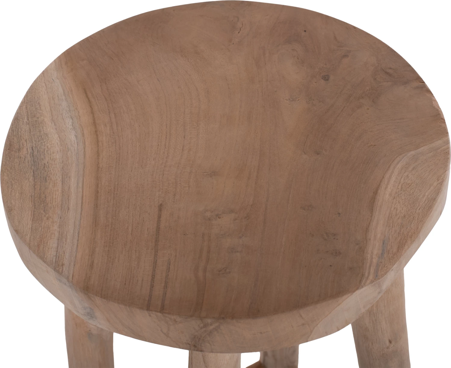 Karrige për bar KONT, dru tik, Φ34,5Χ71,5H cm