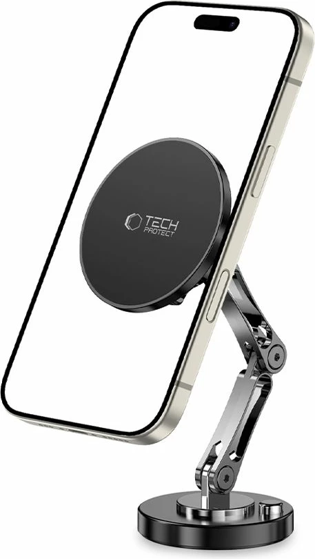 Mbajtës magnetik për telefon Tech-Protect N57, MagSafe, i zi