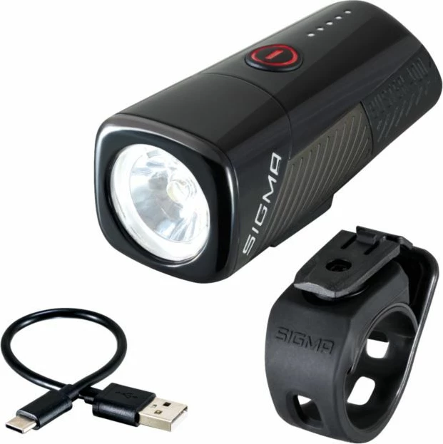 Dritë për biçikletë Sigma, e zezë