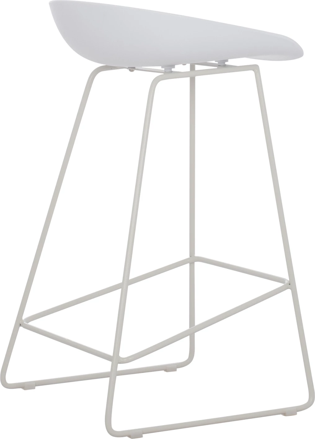 Karrige për bar FH9299.01, e bardhë, lartësi mesatare, 44x44x74, set prej 2 copë