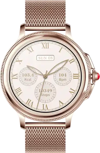 Orë e mençur Maxtop CF96 me funksion Thirrjeje BT, rozë