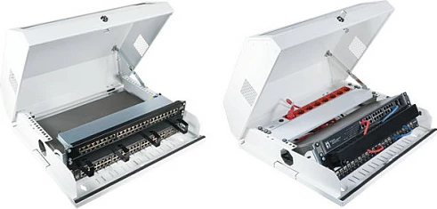 Kabinet rack muror EFB Elektronik 691703V, 8U, 30 kg, me çelës, i bardhë