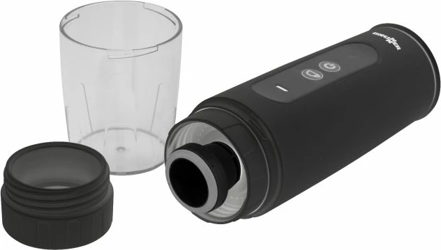 Makinë espresso portative BRUNNER Vivamoca 20 bar 150W, për kapsula NS dhe kafe të bluar, e rikarikueshme, e zezë, me kabllo USB