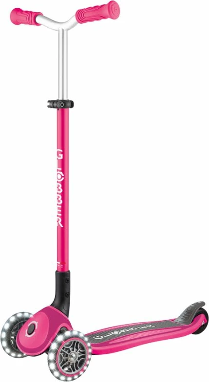Trotinetë tre rrota Globber MASTER LIGHTS 663-110, fuchsia