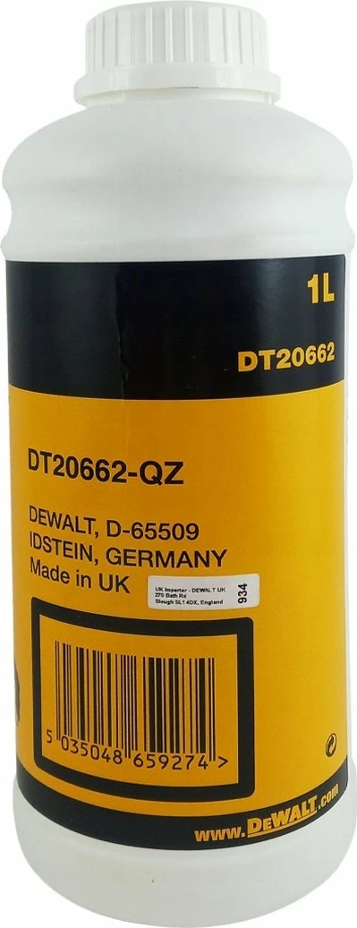 Vaj për zinxhir sharrë DeWalt DT20662 1L