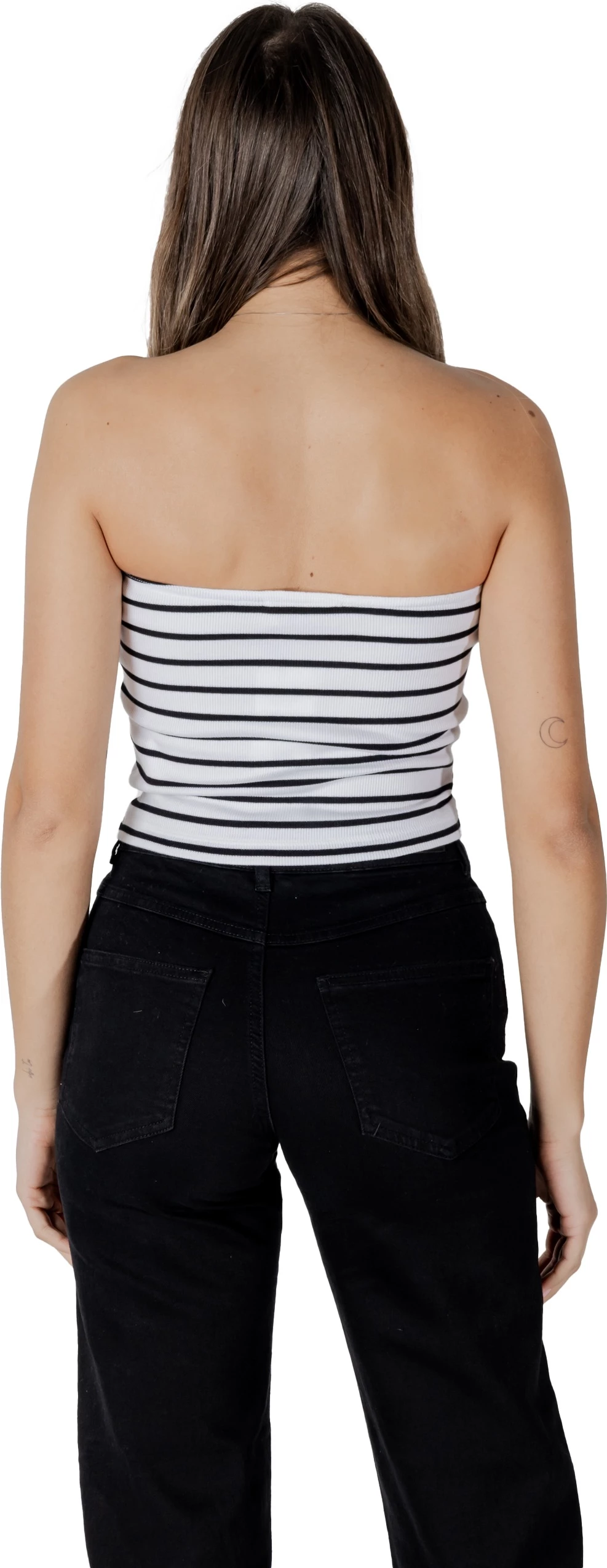 Maicë për femra Calvin Klein Jeans WOVEN LABEL RIB J20J225310, e bardhë [Madhësia: M]