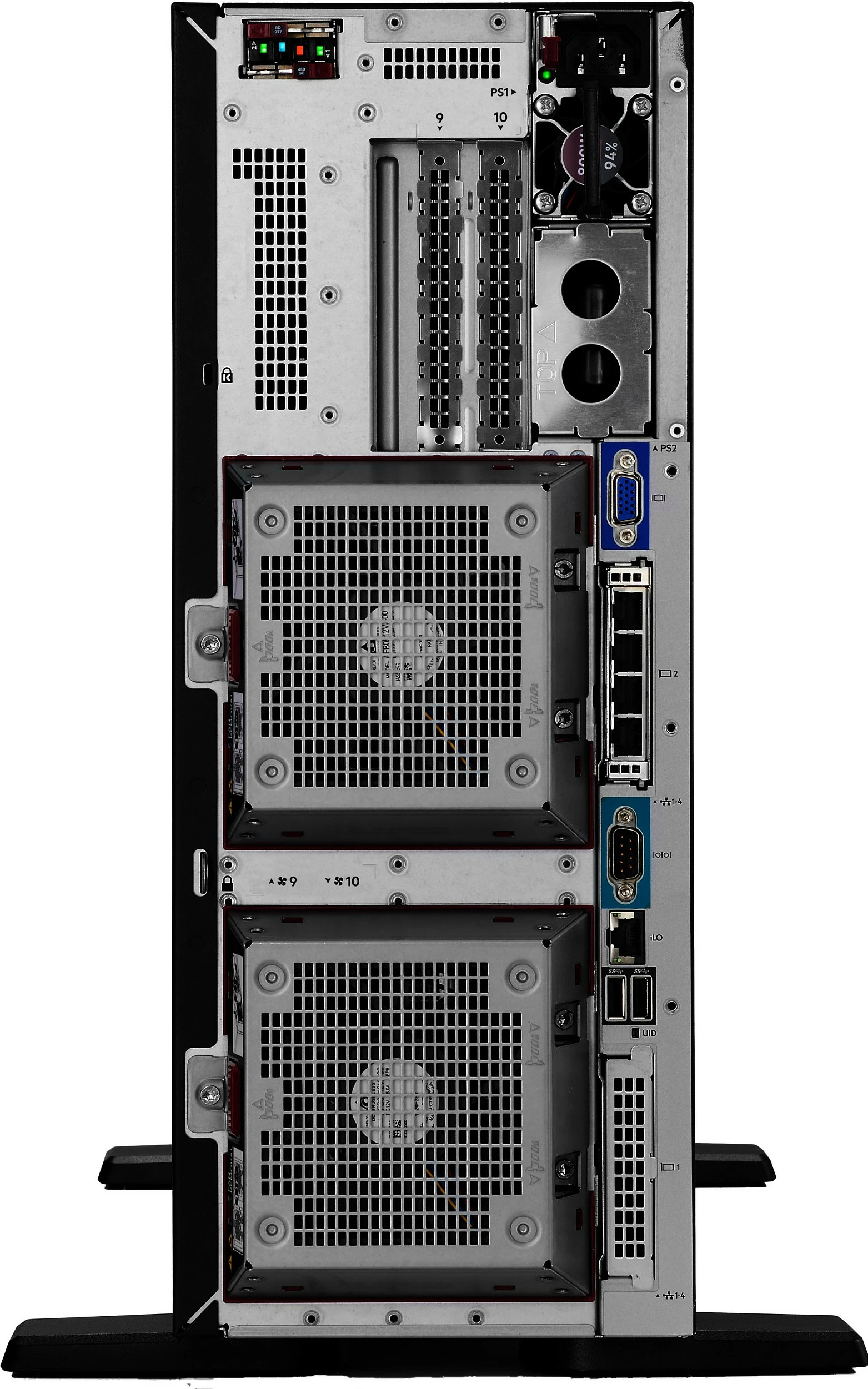 Server tower HPE ProLiant ML350 Gen11, Xeon 4510 12-Core 2.4GHz, 64GB DDR5 ECC, 2x960GB SSD, 4xRJ-45, 2x1000W, i zi