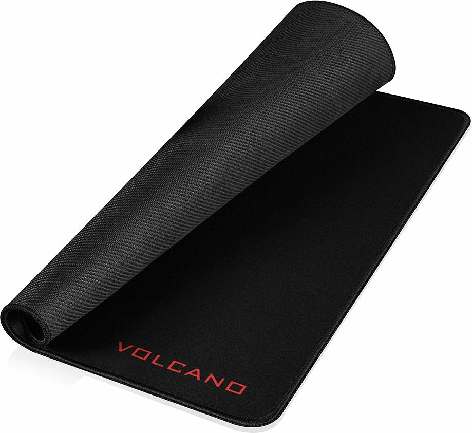 Mauspad Modecom Volcano Elbrus PM-MC-VOLCANO-ELBRUS 400x437x3mm, pëlhurë, L, zi/kuq