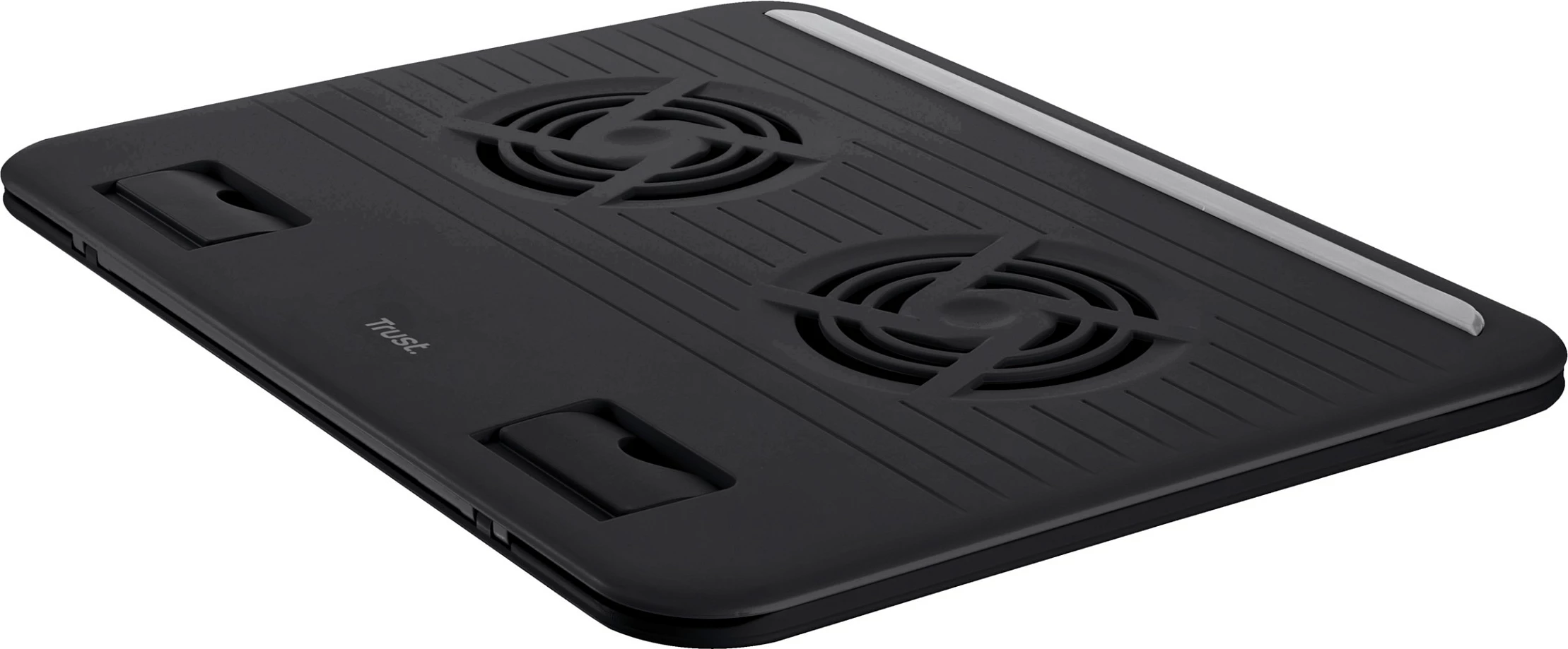 Ftohës për laptop Trust Cyclone, 2 ventilatorë, USB, i zi