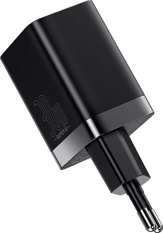 Karikues i shpejtë Baseus CCSUPP-E01, 30W, USB + USB-C, i zi