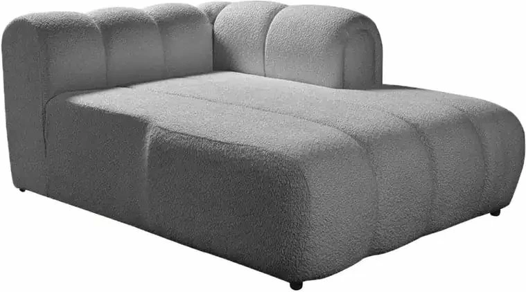 Këndare Atelier del Sofa, N-Line, e djathtë, ngjyrë gri