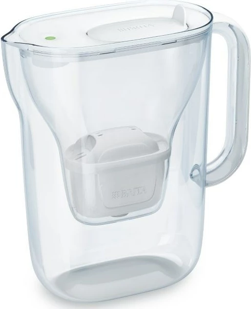 Filtruese uji BRITA Style Essential, 2.4L, me 4 filtra MAXTRA PRO, Bardhë