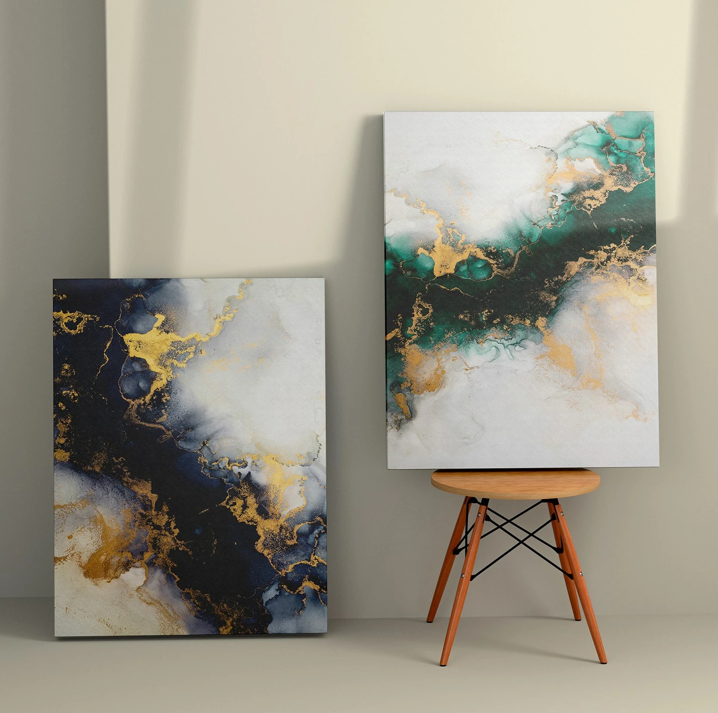 Pikturë dekorative në kanavacë (2 copë), Wallity, 2KNV4356, 50x70cm