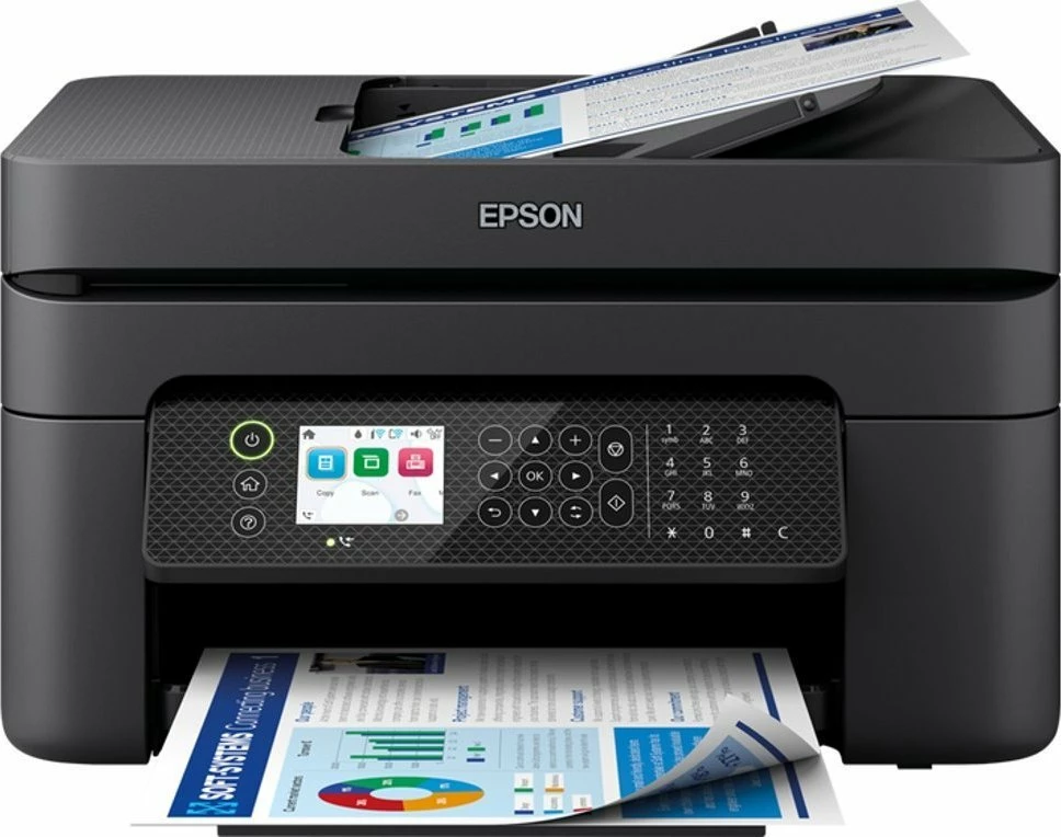 Pajisje multifunksionale Epson WorkForce WF-2950DWF (C11CK62402) A4, Wi‑Fi, ADF 30 fletë, duplex print, e zezë