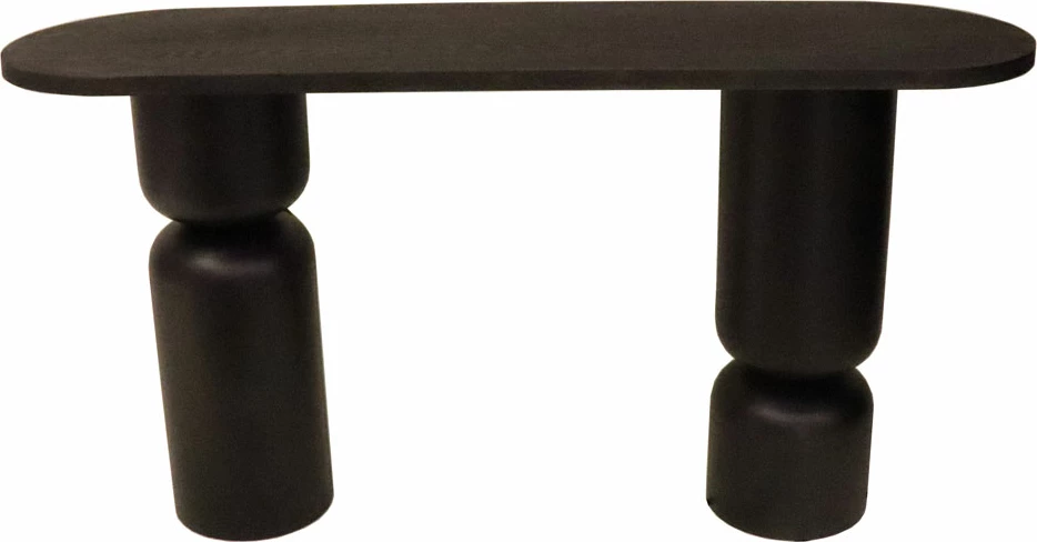 Konsol Up & Down, ngjyrë e zezë, 150x45x77 cm