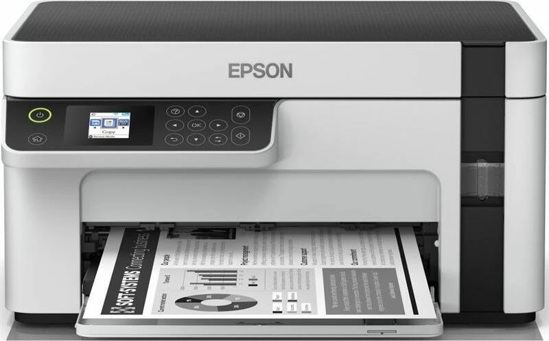 Printer multifunksional Epson EcoTank M2120 C11CJ18402 A4 Wi‑Fi USB (CISS) bardhë/zi