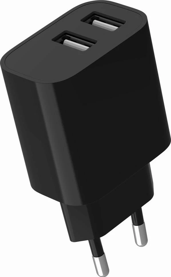 Karikues Gembird 2 x USB-A, 5V 2.4A, i zi
