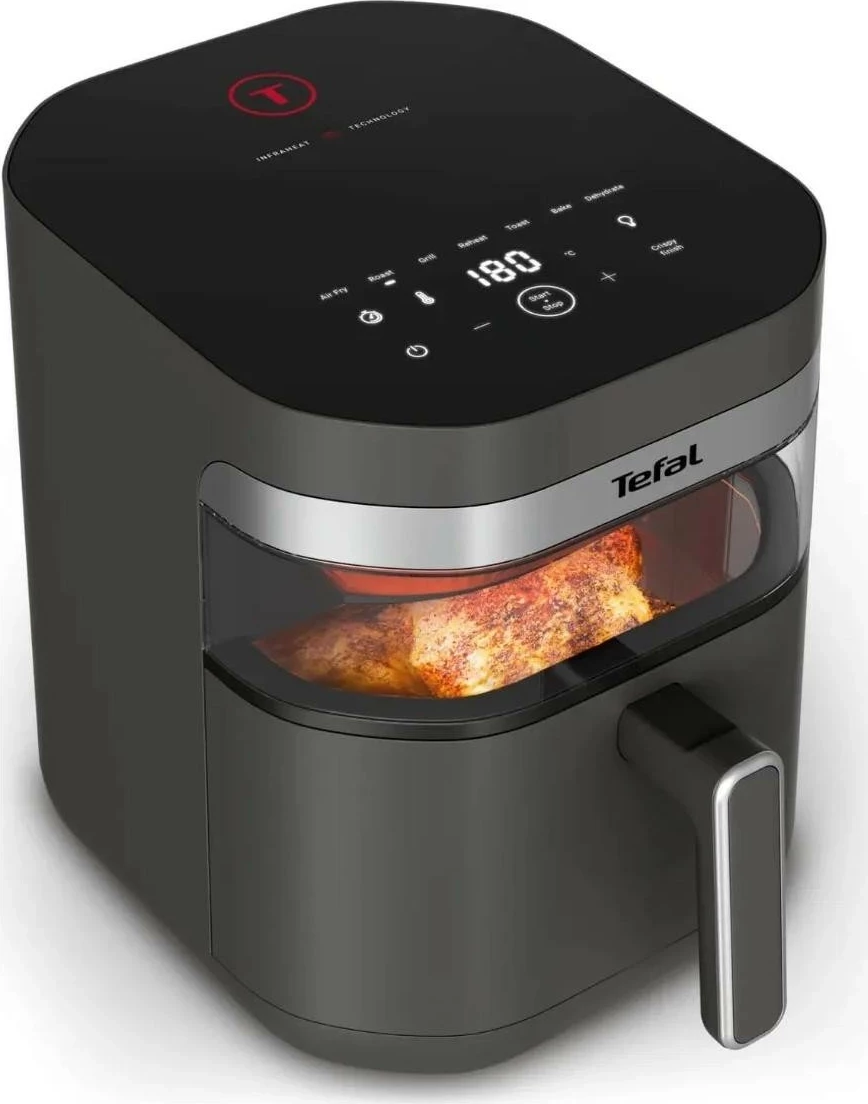 Fritezë ajri Tefal Easy Fry Infrared EY832HE0, 7 litra, gri