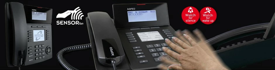 Telefon smart AGFEO ST 53, 5000 kontakte, i zi