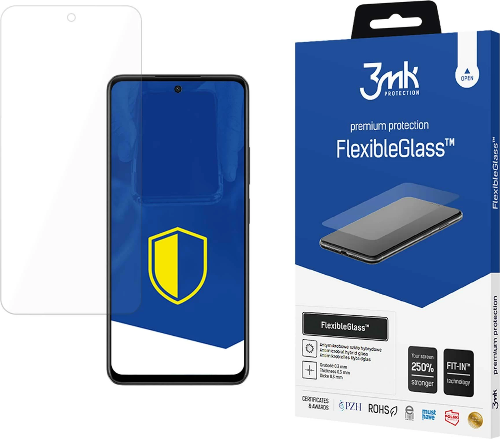 Mbrojtës ekrani hibrid 3mk FlexibleGlass për Oppo A80