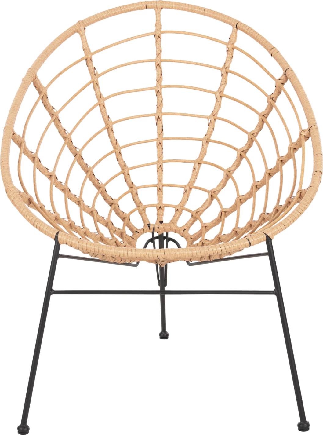 Karrige ALLEGRA lloj foleje, FH5458.11, metal i zi, thurje beix, 73x78x88H cm