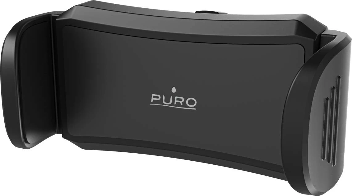 Mbajtës celulari Puro Spring 2 për ventilator të makinës, i zi