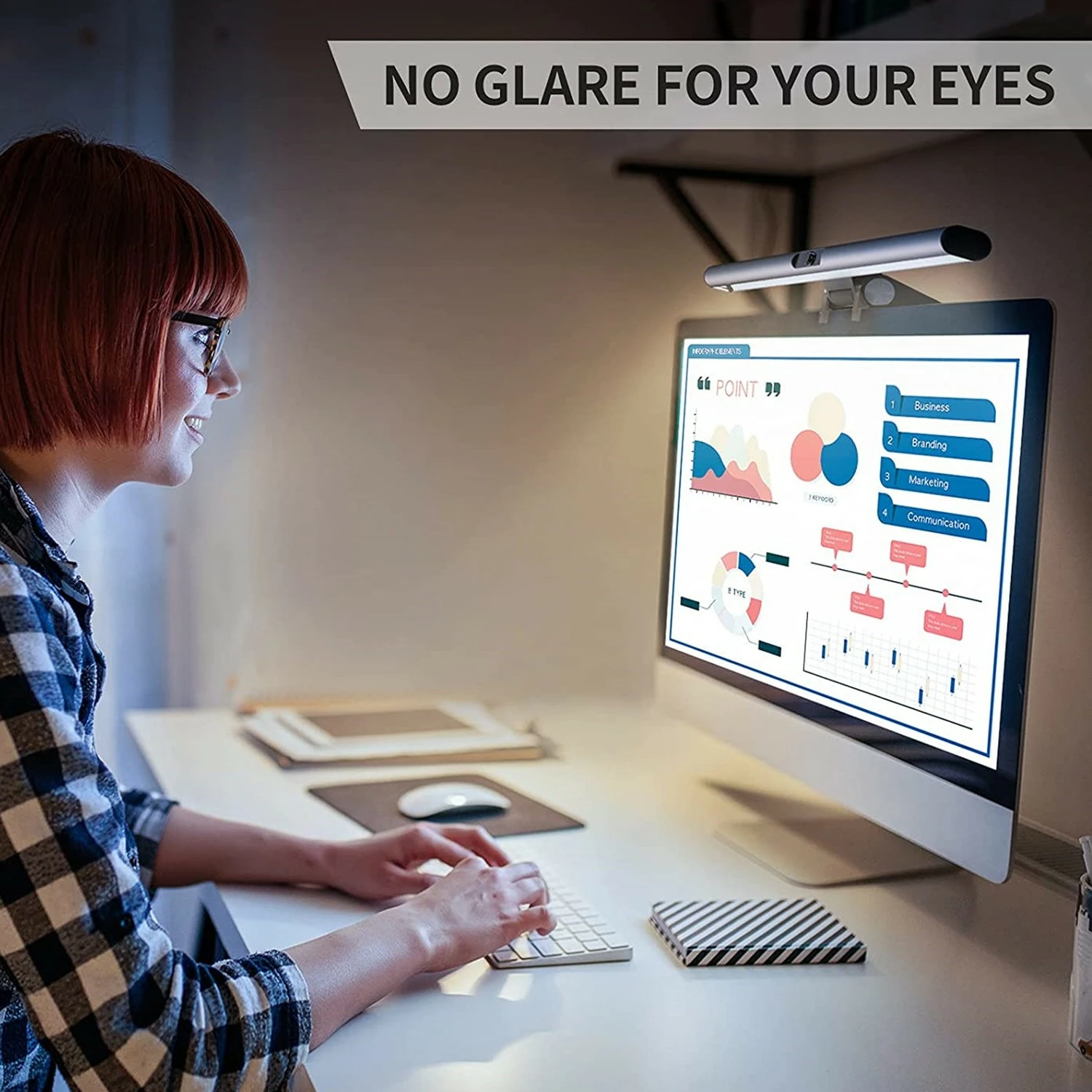 Dritë LED me webcam 4smarts LightBar Pro 2in1, argjend