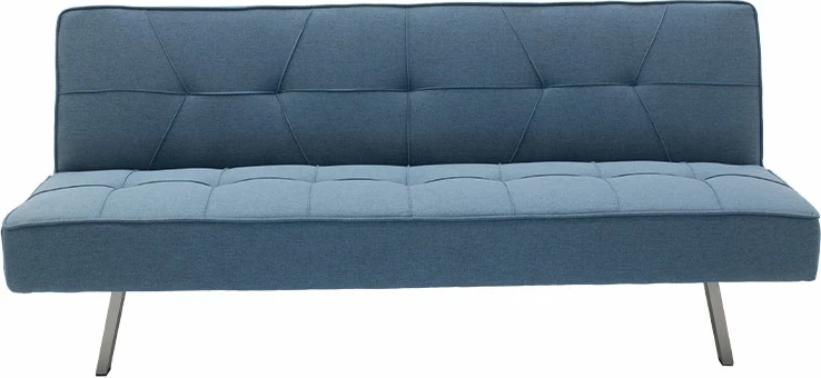 Divan 3 ulës, shtrat Travis, ngjyrë e kaltër e çelët, 175x83x74cm