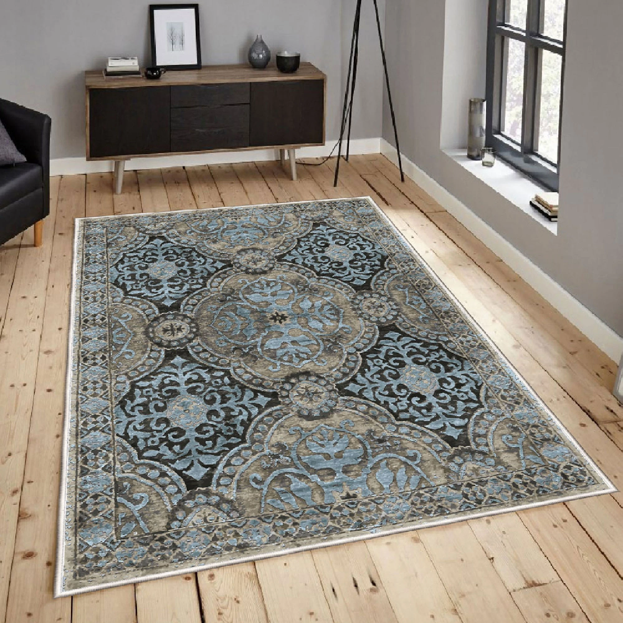 Qilim velvet, shumëngjyrësh, 80x120cm, Conceptum Hypnose, Els2240
