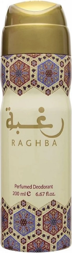 Deodorant spray unisex Lattafa Raghba 200ml