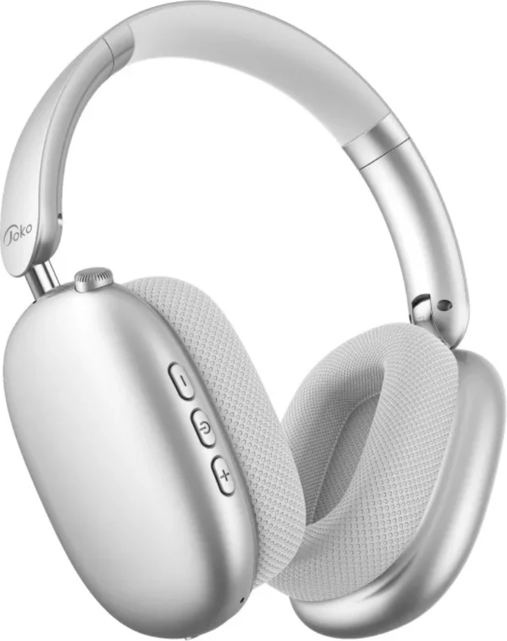 Kufje Wireless Over-Ear Premium (Stil AirPods Max), me tingull të qartë dhe përdorim komod, për muzikë, thirrje dhe argëtim, e zezë/metalike
