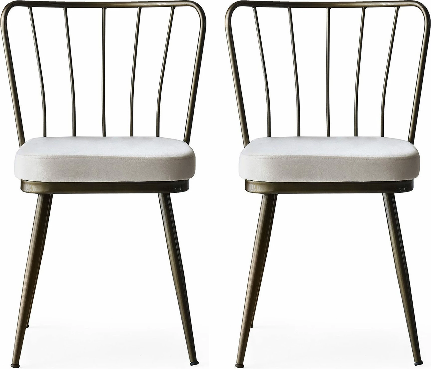 Set karrigesh (2 copë) Hanah Home, Yıldız - 985 V2, ngjyrë mink