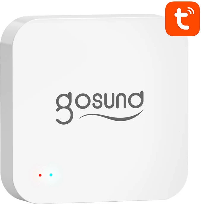 Gateway smart Gosund G2, Bluetooth/Wi-Fi, me alarm, i bardhë