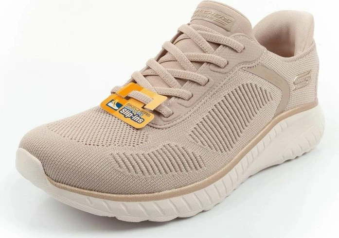 Atlete femra Skechers Bobs Squad Chaos SLIP-INS, bezhë