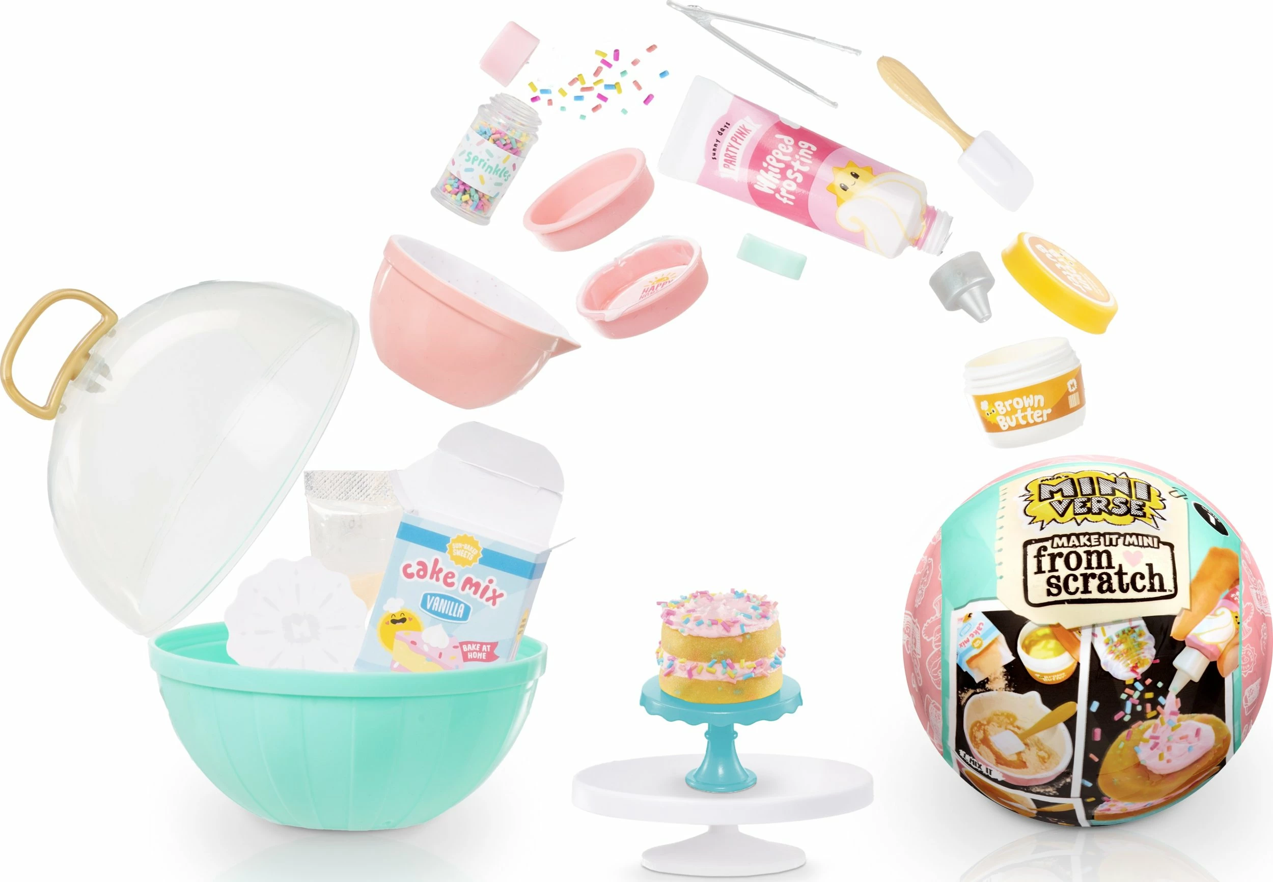 Set lodrash kreative bëje vet MGA Miniverse Make It Mini From Scratch, top surprizë, 8+ vjeç, shumëngjyrëshe, 1 copë