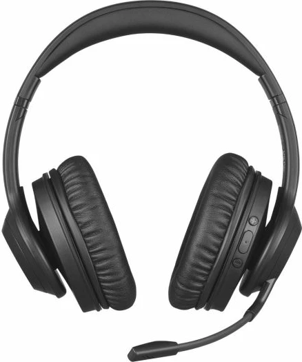 Kufje wireless me mikrofon, Sandberg 126-45, ANC+ENC, Bluetooth 5.3, deri 30 orë, të zeza, set