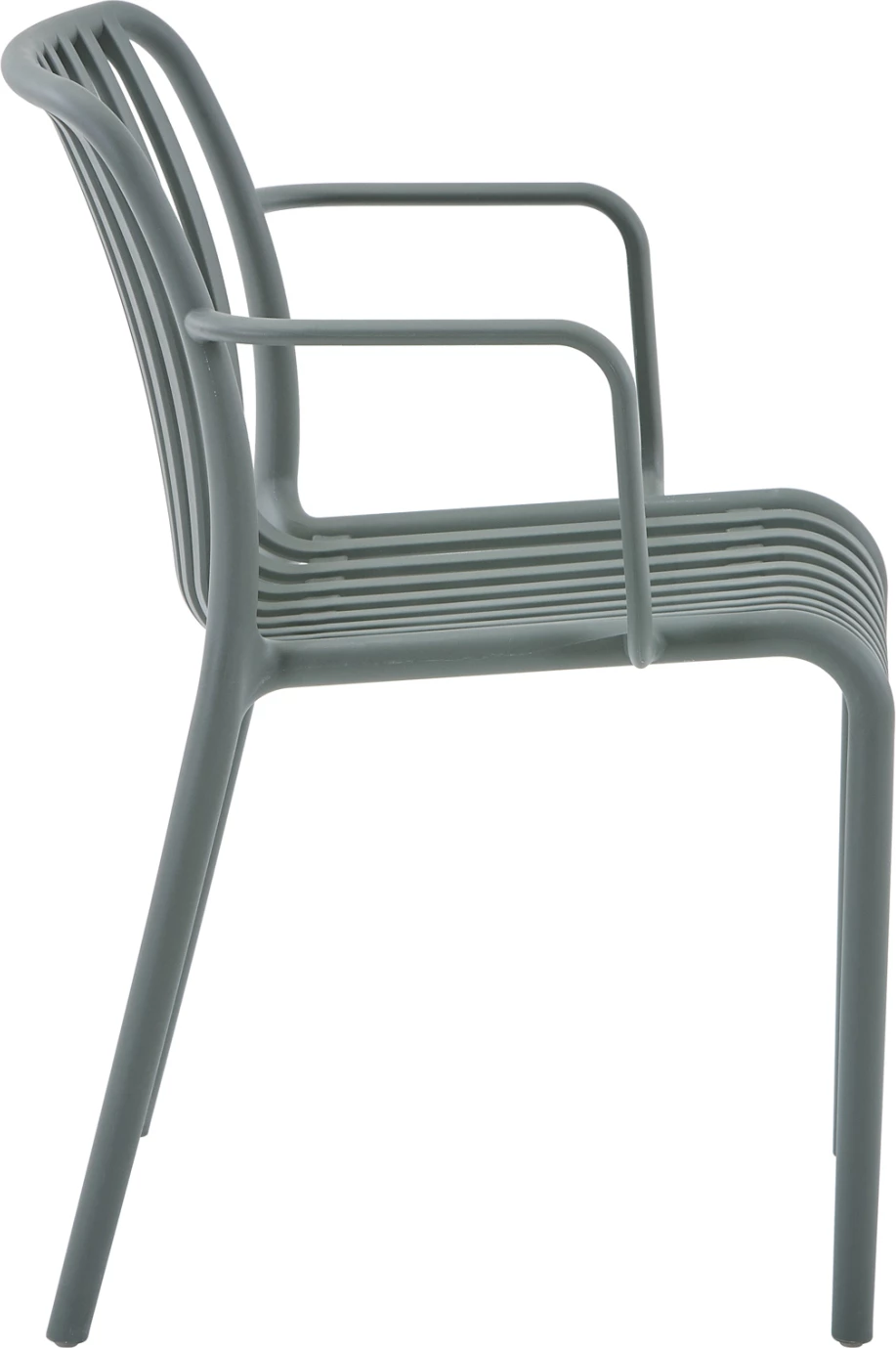 Karrige për jashtë CONVEE FH6105.07 polipropileni, ngjyrë ulliri e errët, 55x56x79H cm