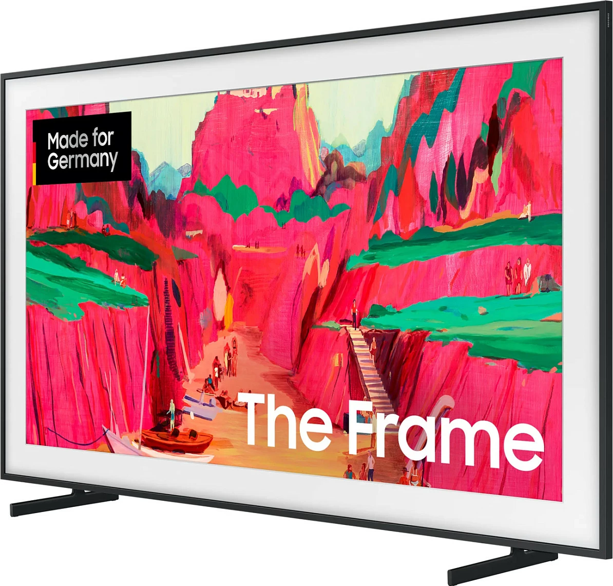 Televizor Samsung The Frame GQ65LS03FWUXZG, 65" QLED 4K, 100Hz, HDR10+, Wi‑Fi/Bluetooth, i bardhë