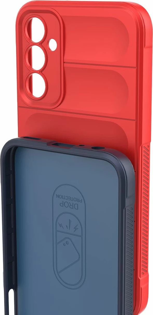 Mbështjellës Hurtel Magic Shield Case për Samsung Galaxy A24 4G, i kuq